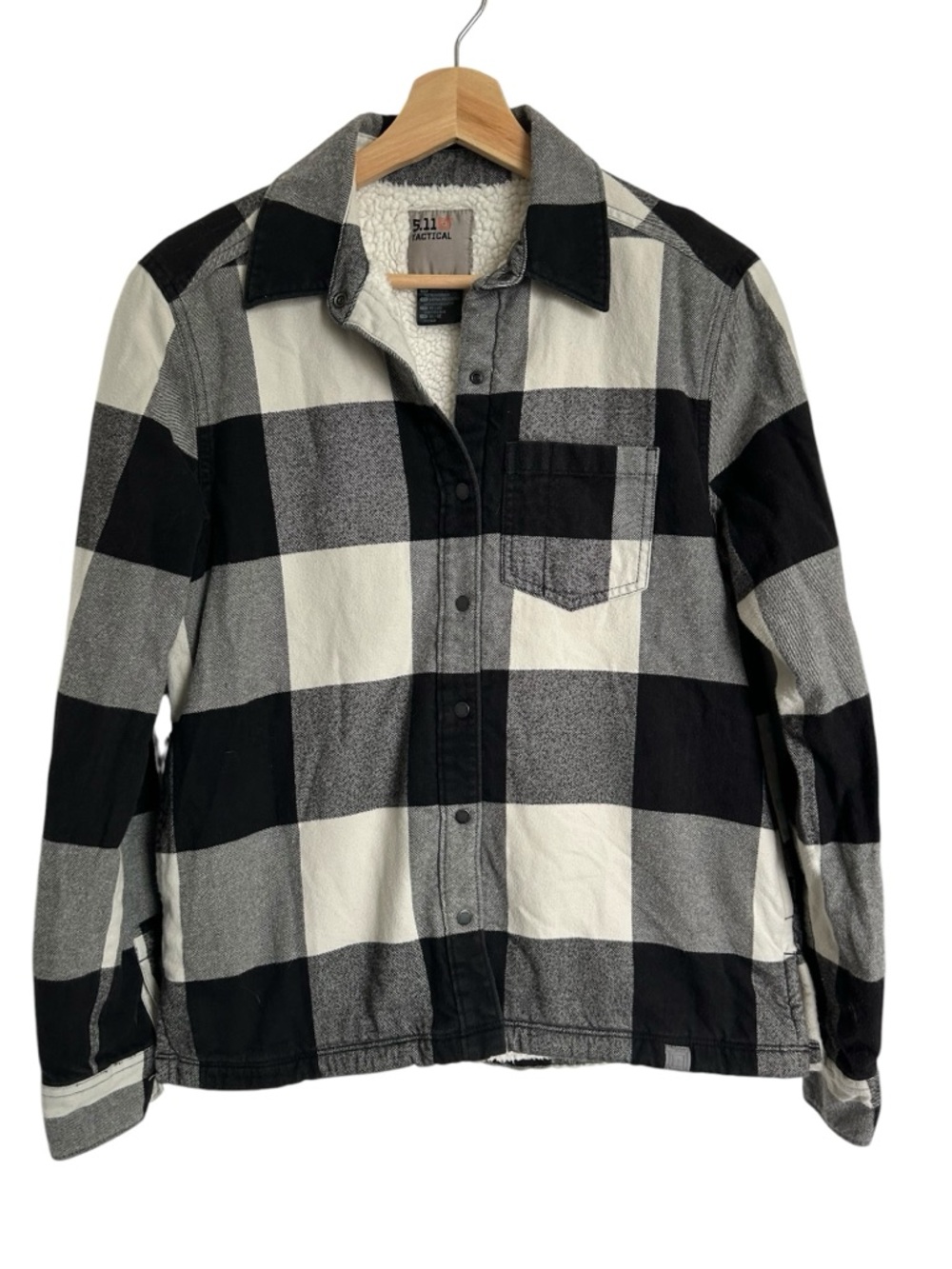 5.11 Tactical Plaid Flannel Sherpa Lined Seth Shirt Jacket - Size XS